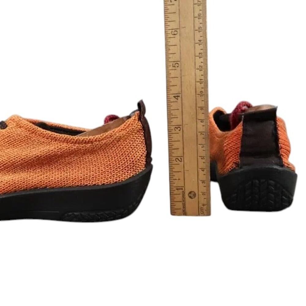 Arcopedico Shoes Womens 38 Casual Oxford Sneakers Knit Comfort Fashion Orange - Picture 8 of 16